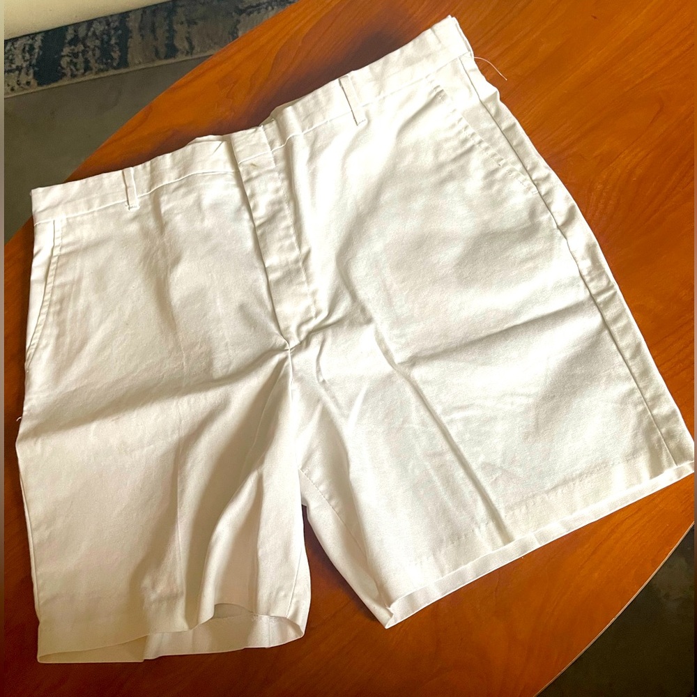 Classic White Men's Shorts